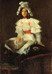 William Merritt Chase Girl in White Norge oil painting art